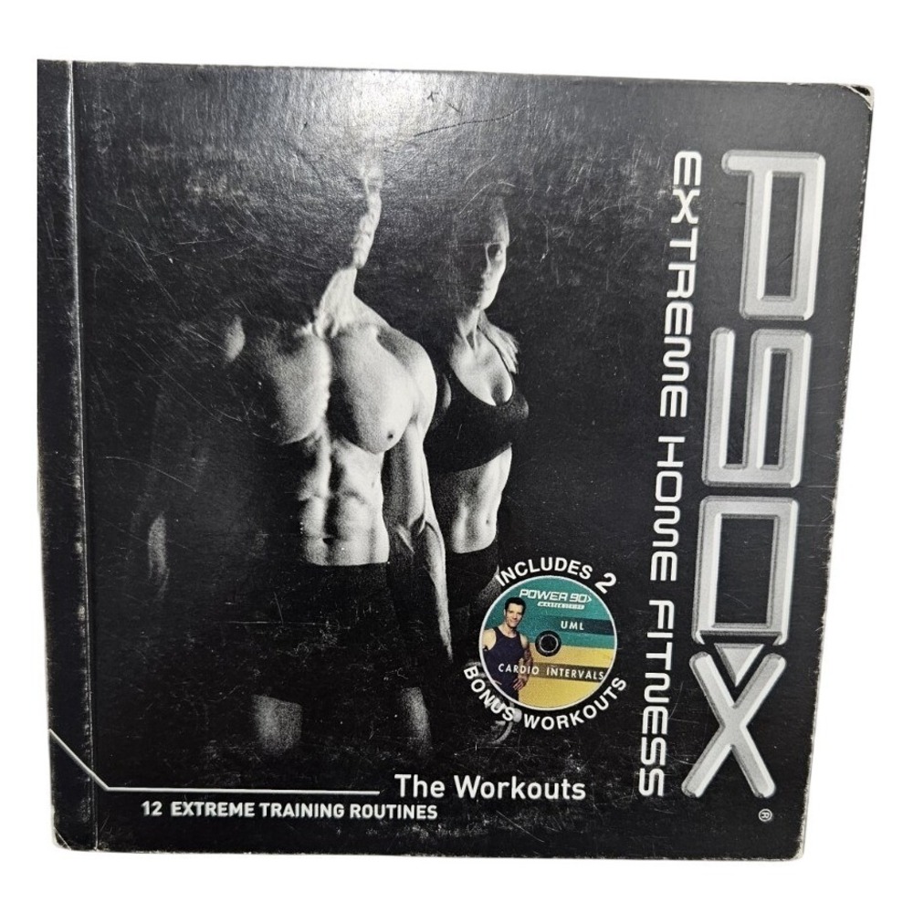 Beachbody P90X Extreme Home Fitness DVD Set Black (11*) Disc Workout Program *